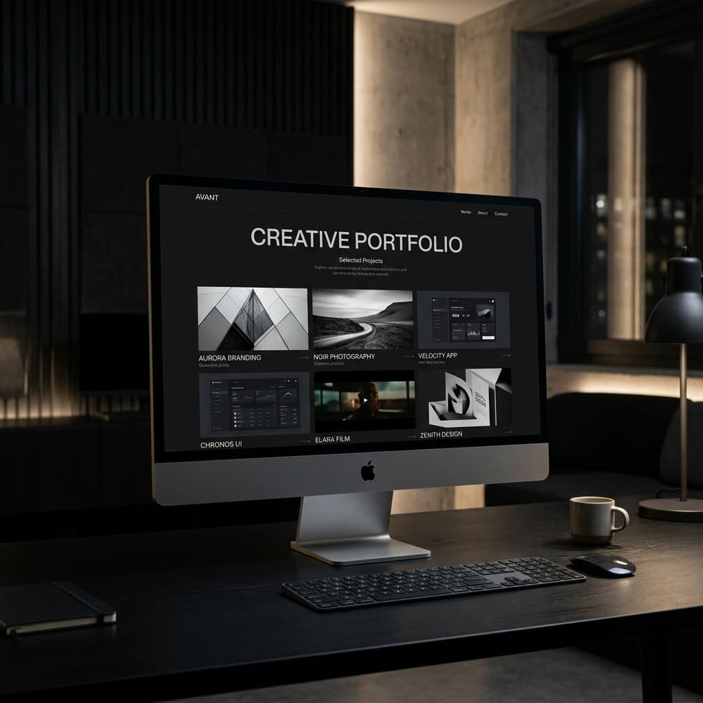 Diseño de interfaz digital para Norte Studio.